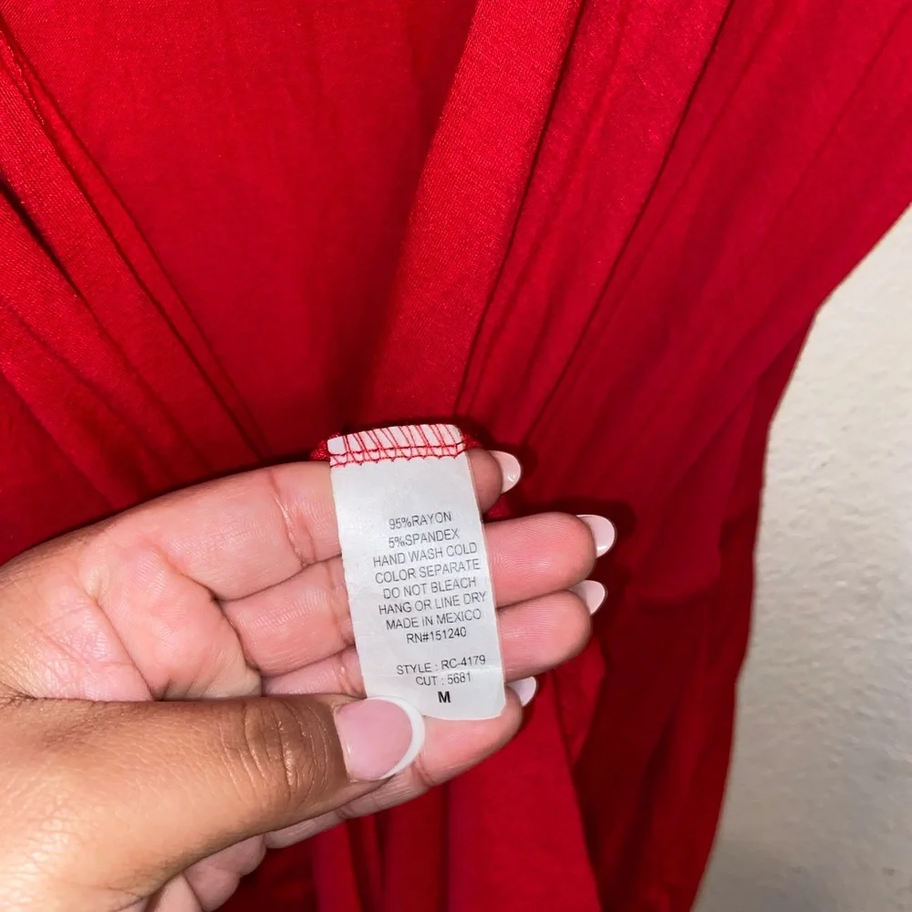 Rolla Coster Vibrant Red Midi Dress - Picture 5 of 5